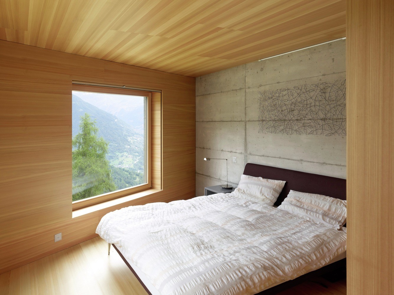 Concrete Cottage Covered with Wood Cladding in the Val d'Hérens (8)