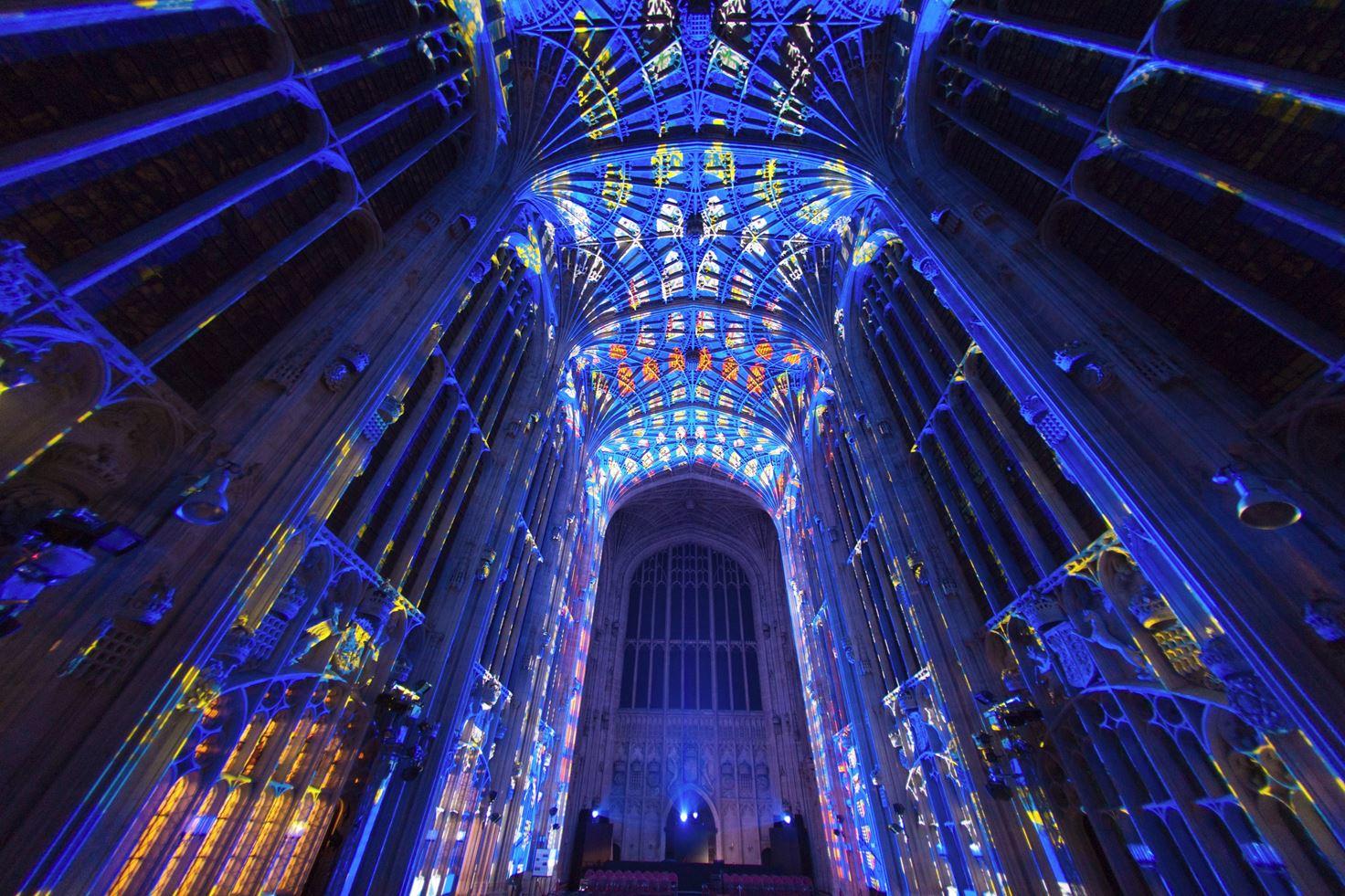 Immersive Projections in King's College Chapel, University of Cambridge (9)