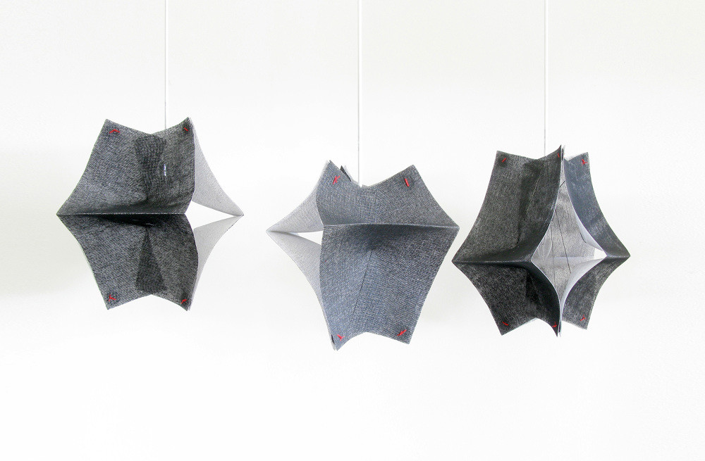 Lighting Fixtures Made of Buckram Fabric - Se’Paar by Taeg Nishimoto (3)