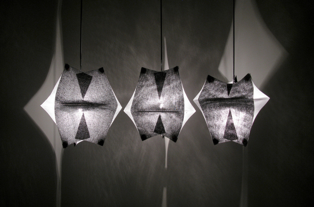 Lighting Fixtures Made of Buckram Fabric - Se’Paar by Taeg Nishimoto (6)