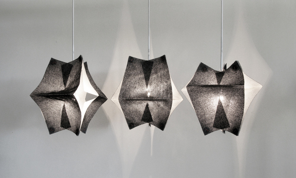 Lighting Fixtures Made of Buckram Fabric - Se’Paar by Taeg Nishimoto (7)