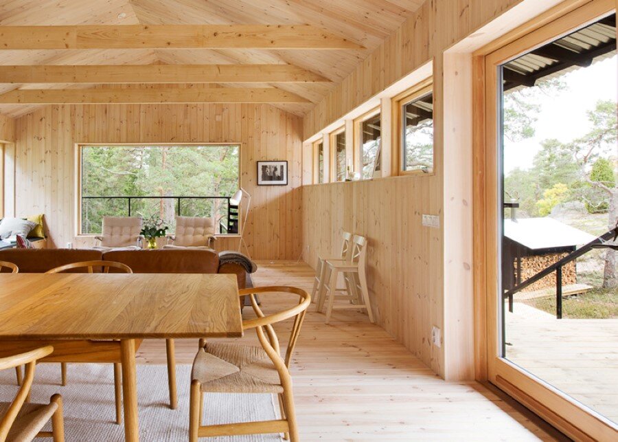 Single Story Vacation House on an Island in the Stockholm Archipelago (16)