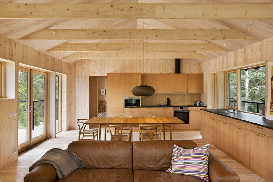 Single Story Vacation House on an Island in the Stockholm Archipelago (6)