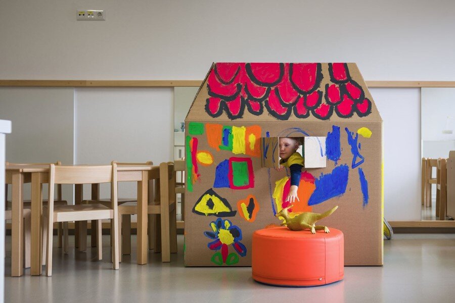 Šmartno Timeshare Kindergarten - Spaces Combined into one Learning Landscape (15)