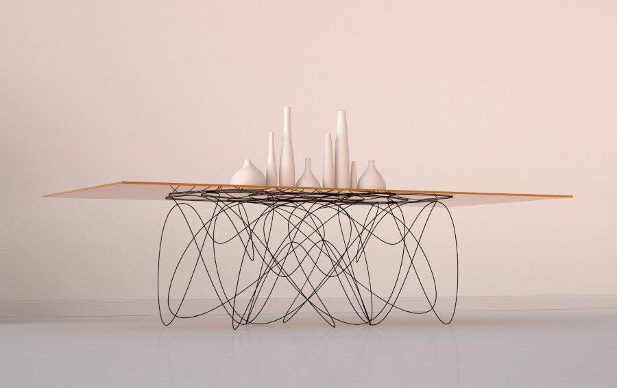 Quantum Table is Inspired by the Motion of Subatomic Particles (2) (Custom)