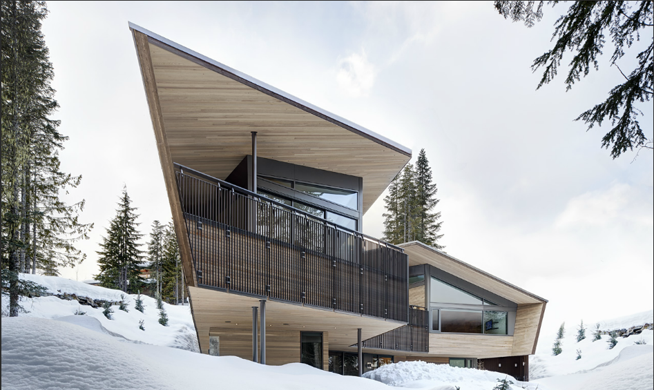 Whistler House has a Modern and Enigmatic Facade