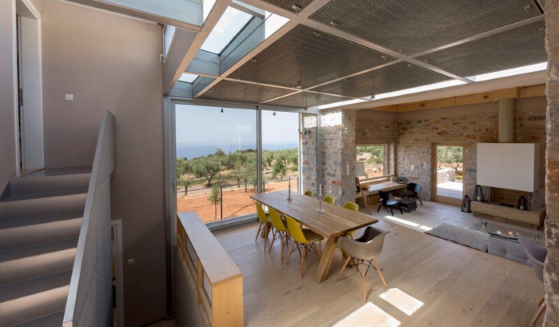 Greek Villa Elements of the Historic Houses into a Modern Context (6)