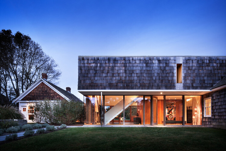 Sagaponack House - Created by Connecting Three 19th Century Barns (1)