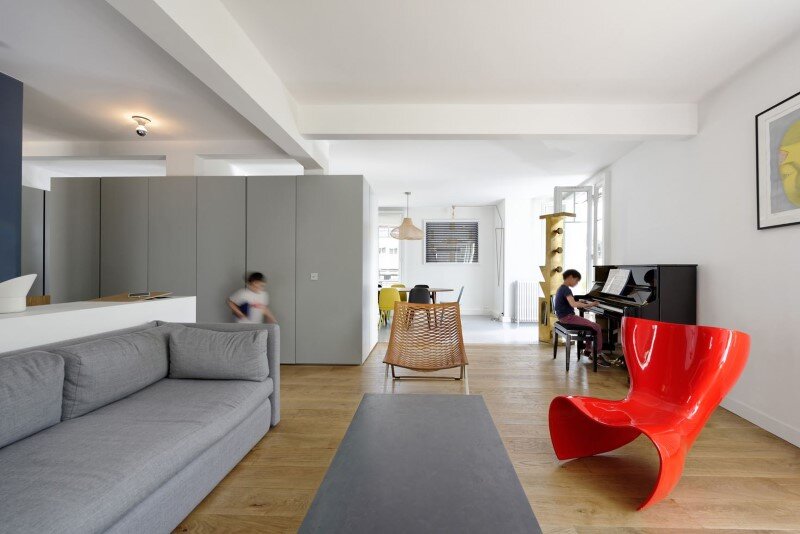 Maisonette Apartment by Ulli Heckmann and Eitan Hammer Paris (13)