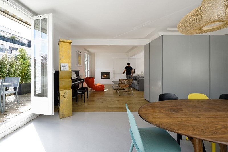 Maisonette Apartment by Ulli Heckmann and Eitan Hammer Paris (5)