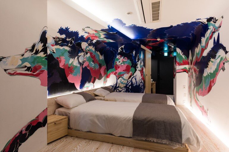 BnA Hotel Koenji - For Those Who Want to Be Cocooned Inside Overnight Unique Artwork (23)
