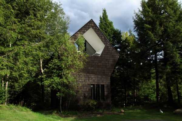 La Colombière Is A Refuge Perched In The Forest Reminding Us Of Bird Huts