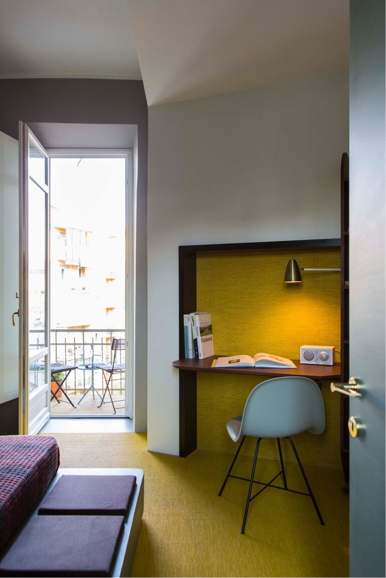 Promenade Apartment - Yellow and Gray Colors Give a True Retro Touch (2)