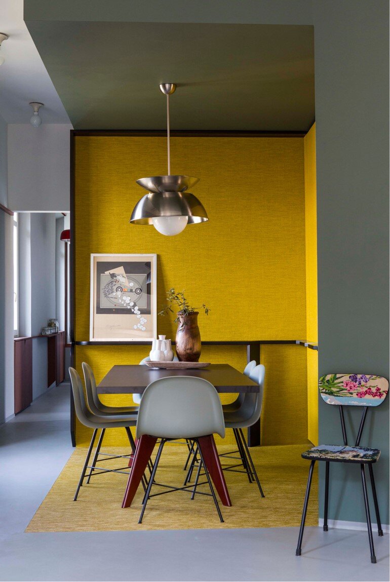 Promenade Apartment - Yellow and Gray Colors Give a True Retro Touch (8)