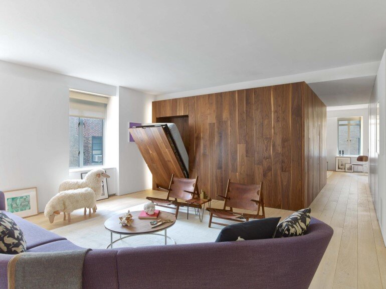 Minimalist Design and Organic Touches in Central Park West Apartment (2)