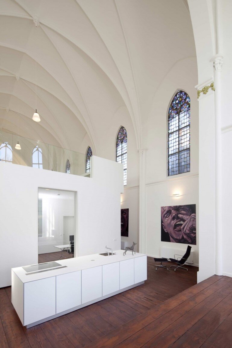 Old Catholic Church Converted into a Spacious House (13)