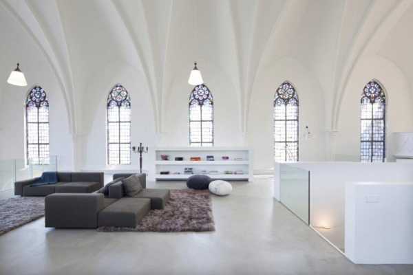 Old Catholic Church Converted into a Spacious House