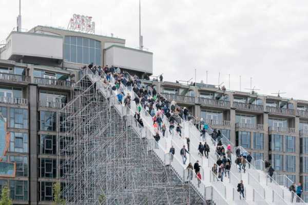 Scaffolding Structure – The  Stairs to Kriterion in Rotterdam