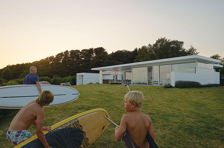 Surfers House on the West Coast of Sweden