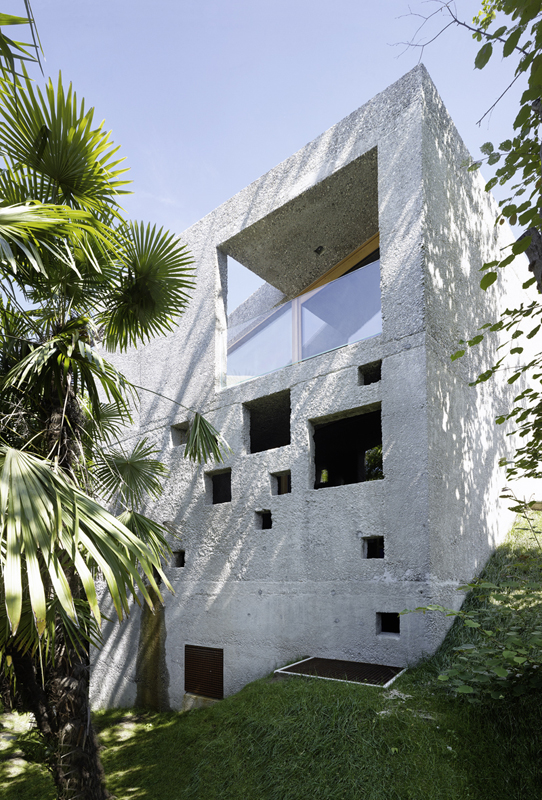 This House is Like an Archaic Stone Block in Middle of the Forest (5)