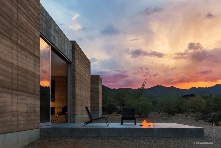 Tucson Mountain Retreat, Tucson, Arizona, DUST, architect/contractor