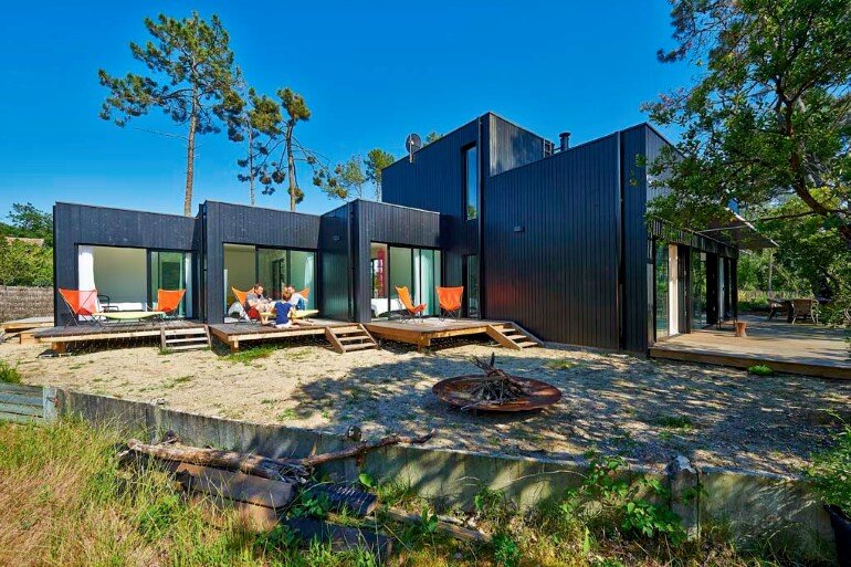 Wood Frame House in Cap Ferret by S+M Architectes (11)