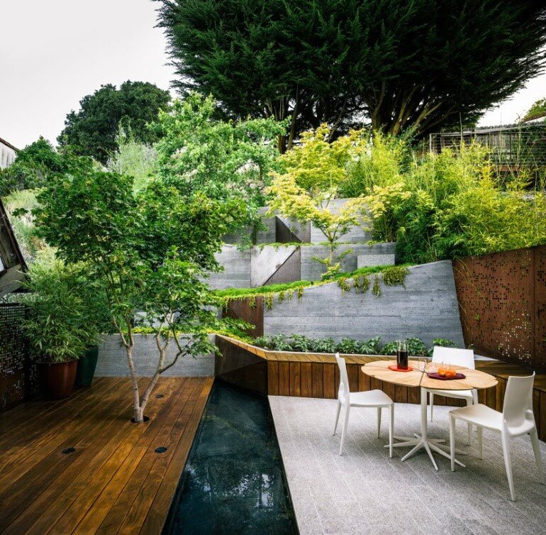 Zen Outdoor Living Space - Hilgard Garden (15)