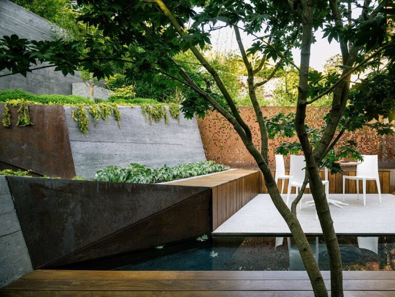 Zen Outdoor Living Space - Hilgard Garden (2)