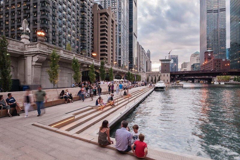 Chicago Riverwalk by Sasaki Associates (8)