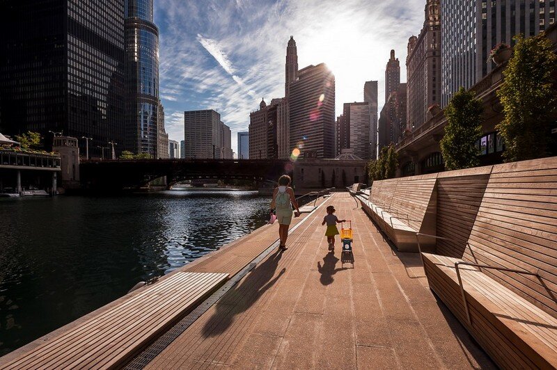 Chicago Riverwalk by Sasaki Associates (9)