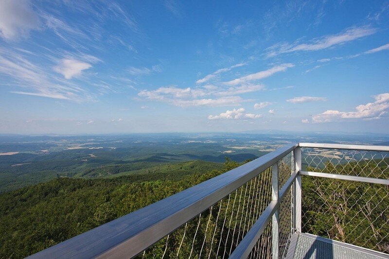 Galyateto Lookout Tower in Matra Mountains, Hungary (5)