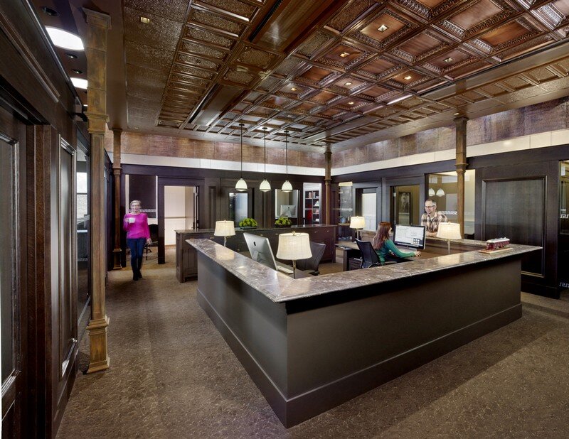 Historic Bank Building Converted into Modern Office Space (12)