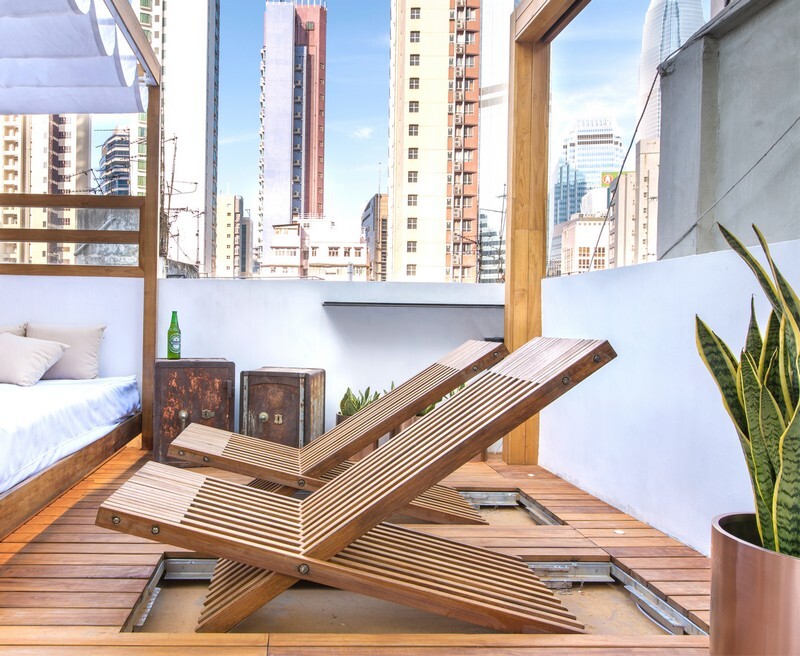 Hong Kong Cramped Flat Converted in a Eco High Tech Rooftop Retreat 12