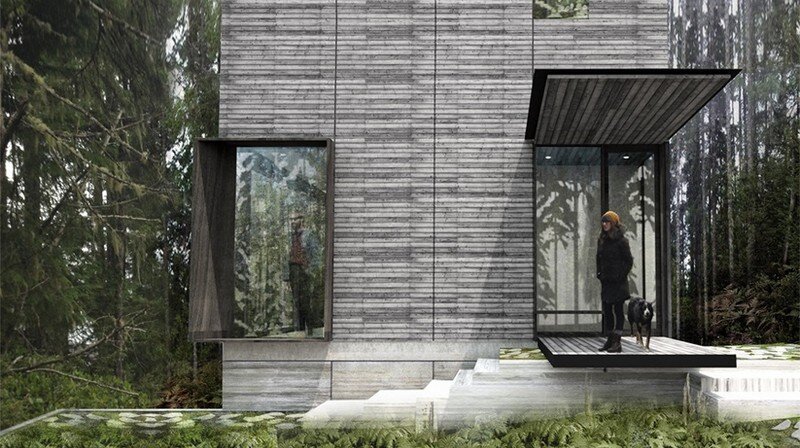 Little House Wrapped in Blackened Timber - MW Works (10)