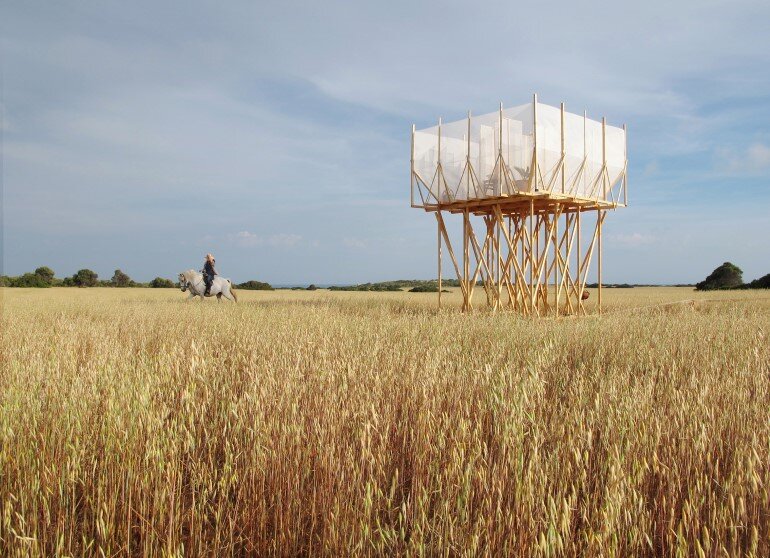 This Wooden Tower is a Space for Grooming, Contemplation and Delicacy (1)