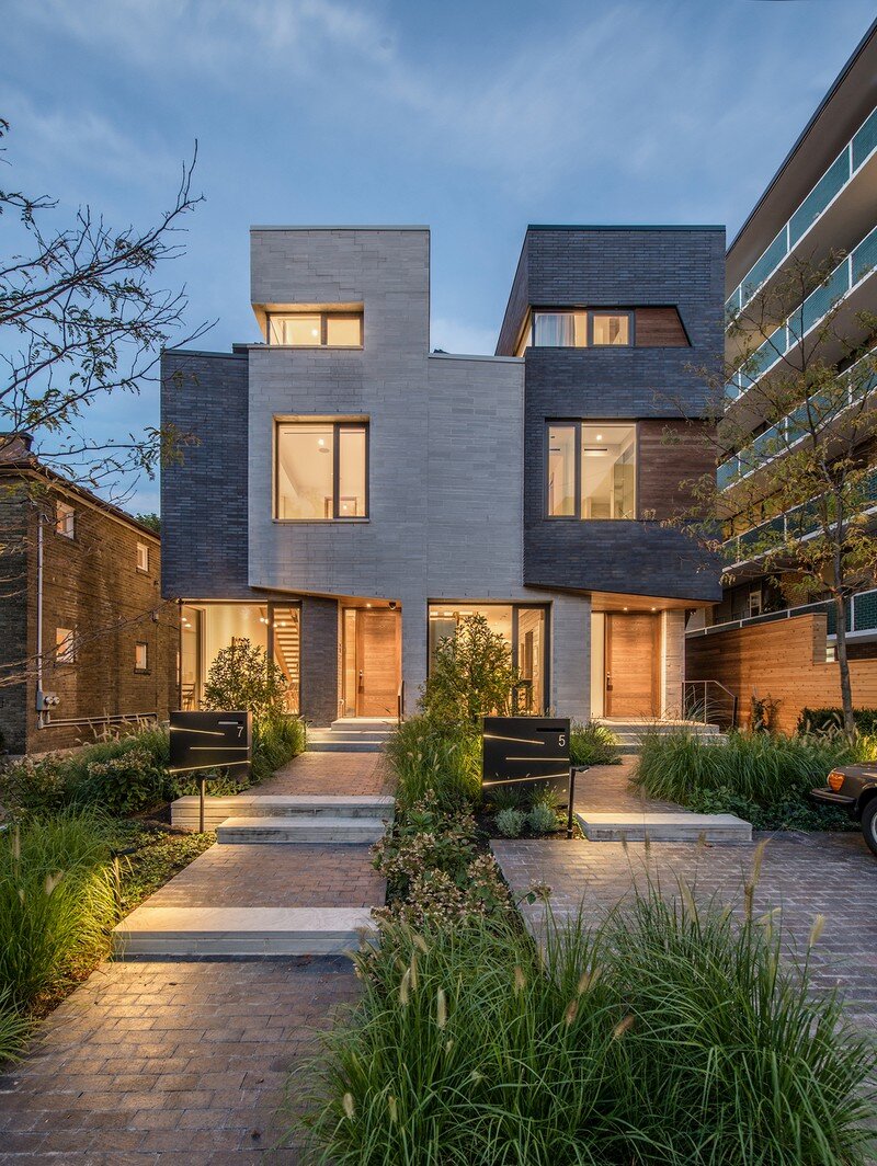 Two Slim Semi-Detached Dwellings Architects Luc Bouliane (1)