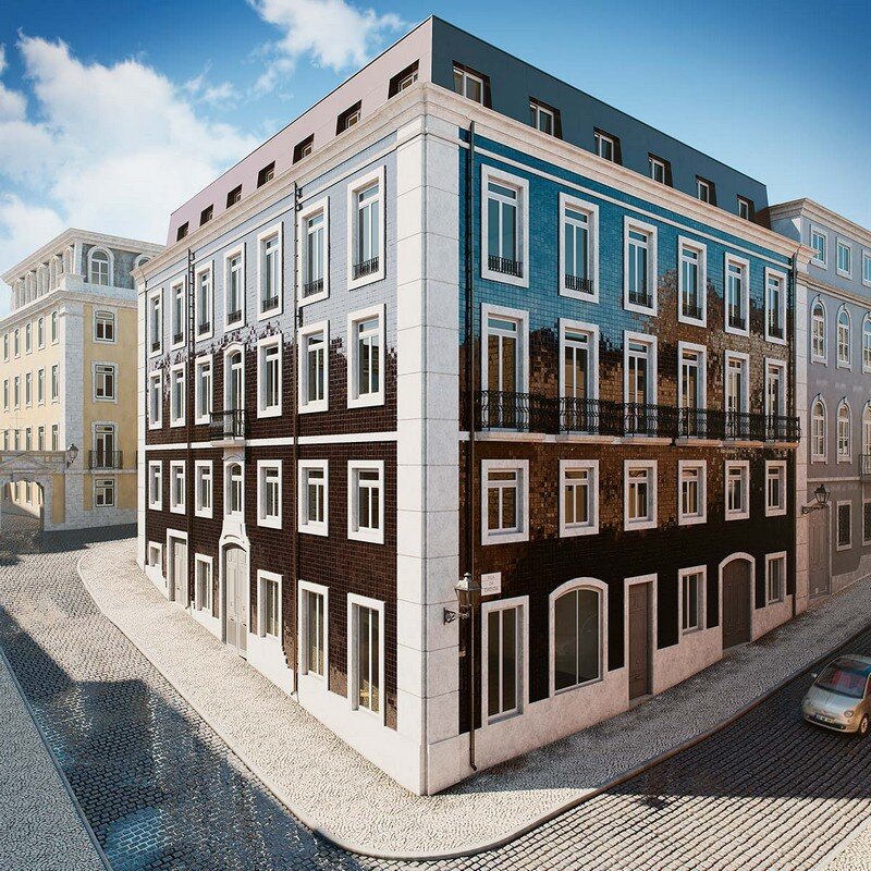Architectural Rendering of Apartments in Lisbon Berga and González Architects (10)