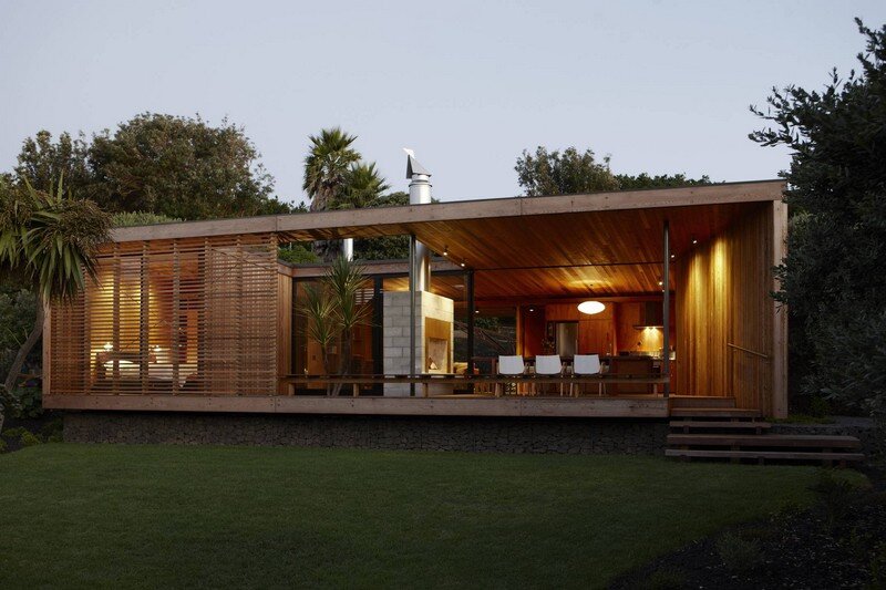 Bethells Bach - Two-Bedroom Bach at the Beach by Herbst Architects (1)