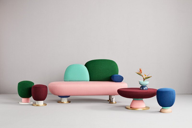 Colorful Toadstool Collection by Masquespacio (1)
