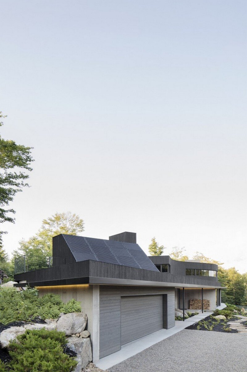 La Héronnière - Low Impact House Design by Alain Carle Architect (7)