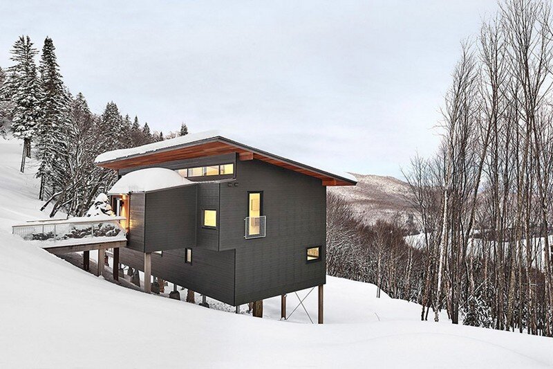 Laurentian Ski Chalet - Weekend Retreat Located on the Steep Slope of a Former Ski Hill (1)
