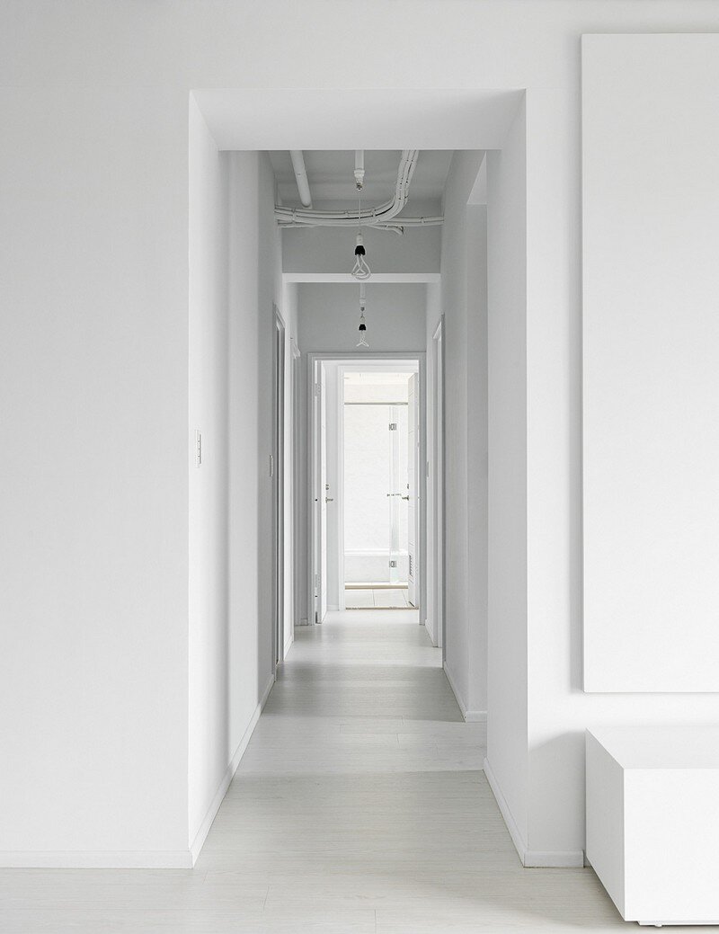 Minimalist White Apartment - Tsai Residence by Tai & Architectural Design (7)