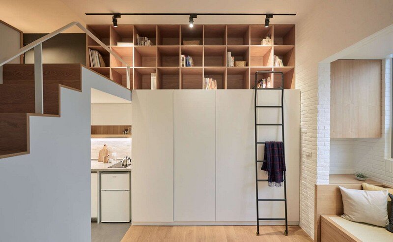 Renovation of a 22 sqm Old Flat in Taipei City A Little Design Studio (13)