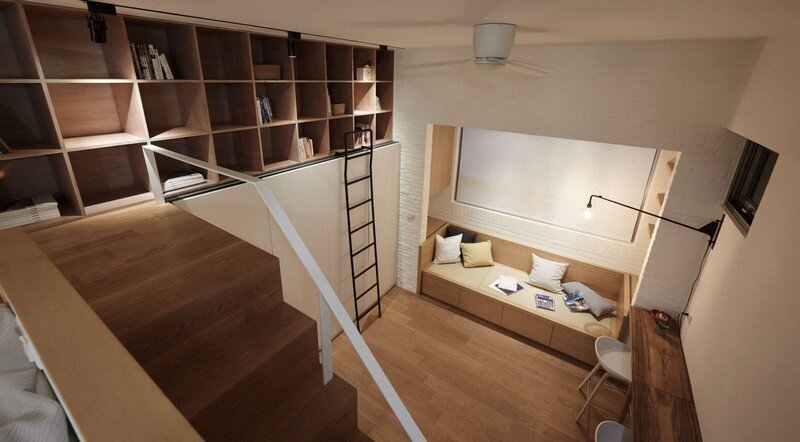 Renovation of a 22 sqm Old Flat in Taipei City A Little Design Studio (16)