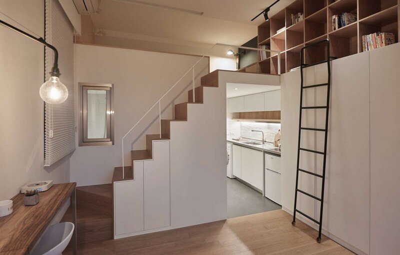 Renovation of a 22 sqm Old Flat in Taipei City A Little Design Studio (18)