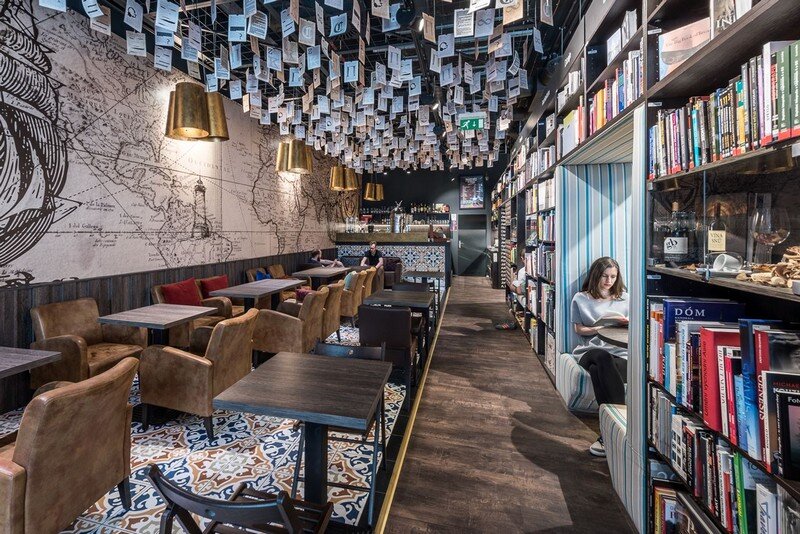 Bookstore and Cafe - Best Place for Meet and Read in Bratislava at26 studio 7