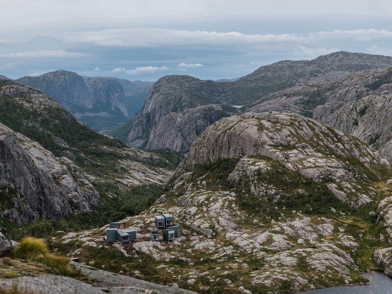 Modern Weatherproof Lodges on the Rogaland Hiking Trail