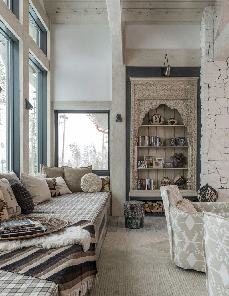 Rustic Mountain House with Zen Interiors Cashmere Interior 2
