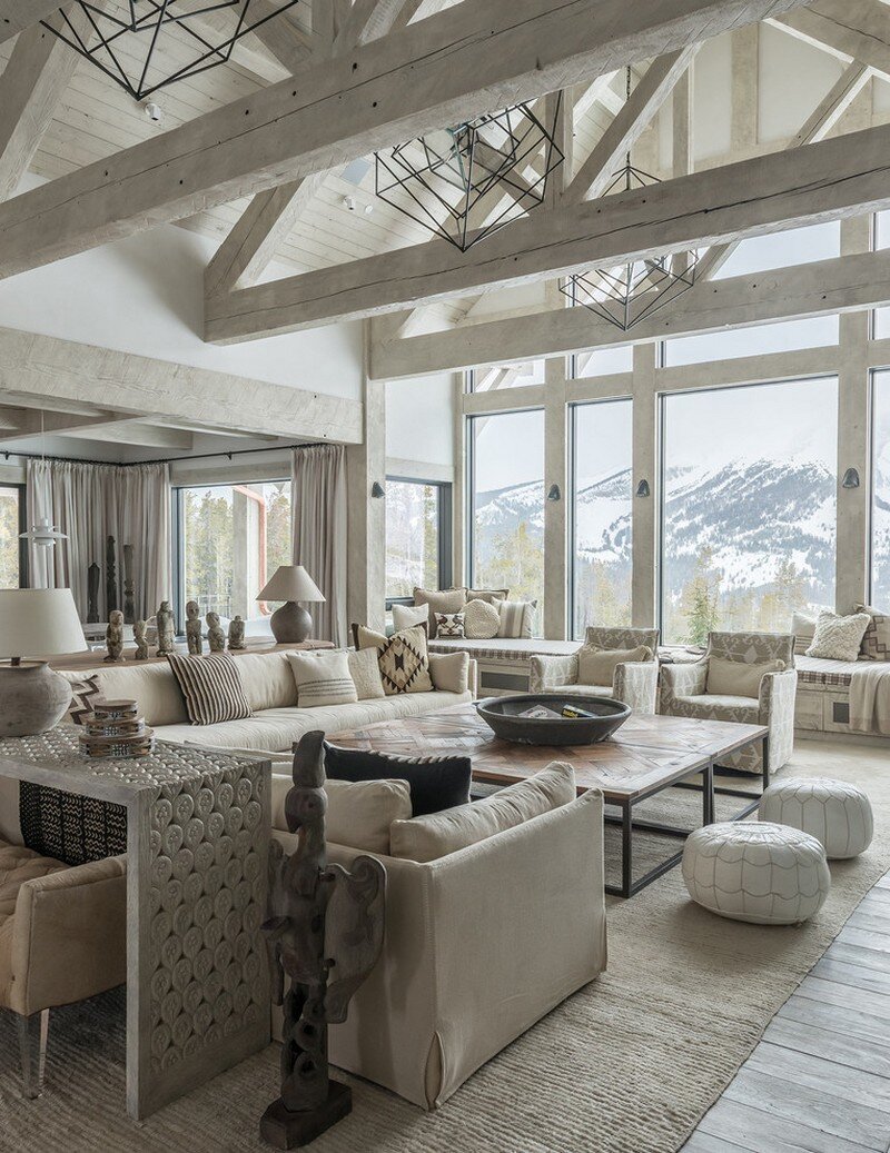 Rustic Mountain House with Zen Interiors Cashmere Interior 1