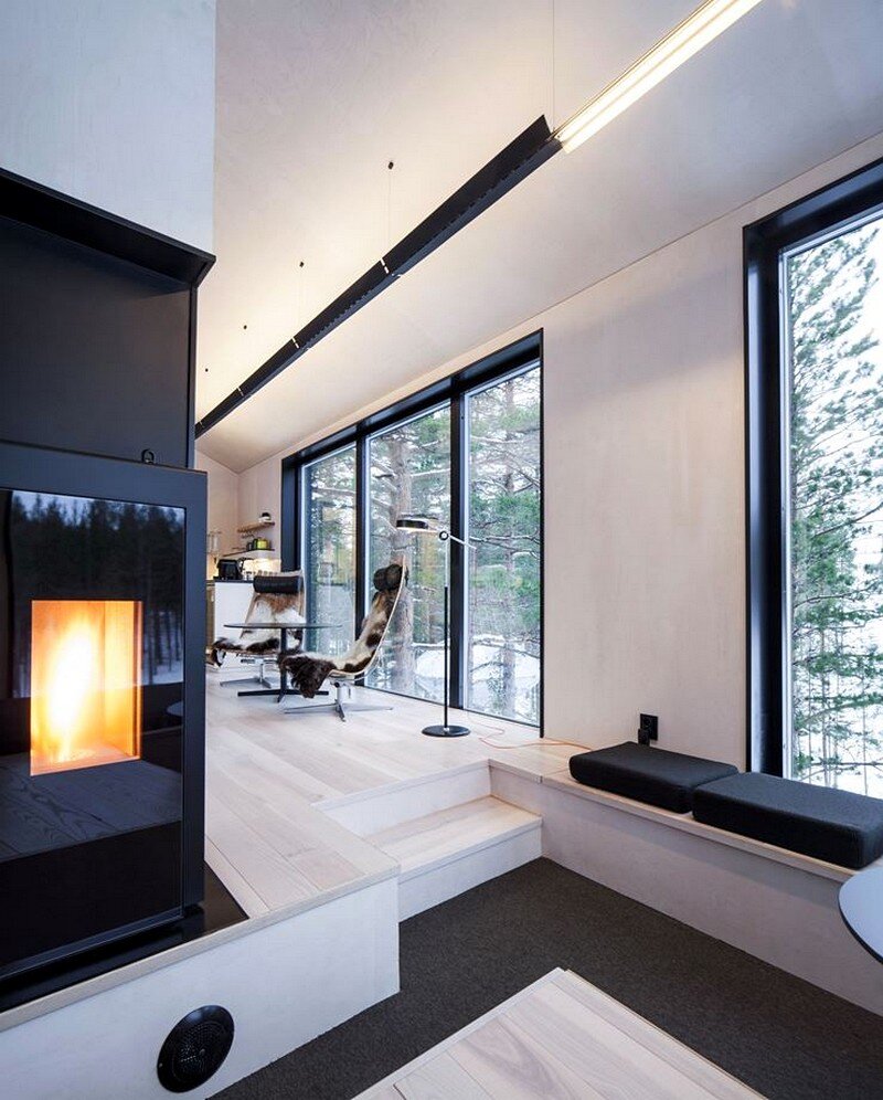 fireplace, living area